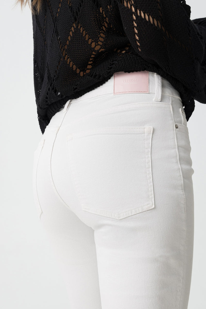 Amy 54 Jean - White