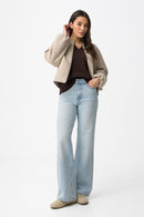 Bonnye 56 Wide Leg Jeans - Light Blue
