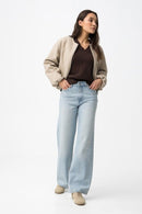 Bonnye 56 Wide Leg Jeans - Light Blue