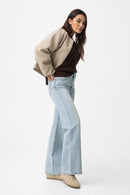Bonnye 56 Wide Leg Jeans - Light Blue