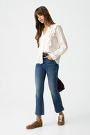 Megan 112 Crop Jeans - Blue