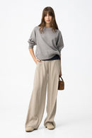 Camelia Wide Leg Trouser - Portabella