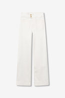 Olivia 14 Plain Trouser - Star White