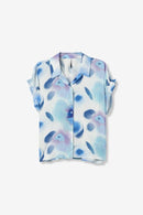 Petala Print Blouse - White