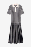 Ryka Stripe Dress - Lyons Blue