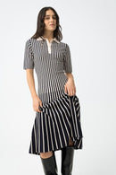 Ryka Stripe Dress - Lyons Blue