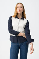 Marine Sleeveless Top - Star White