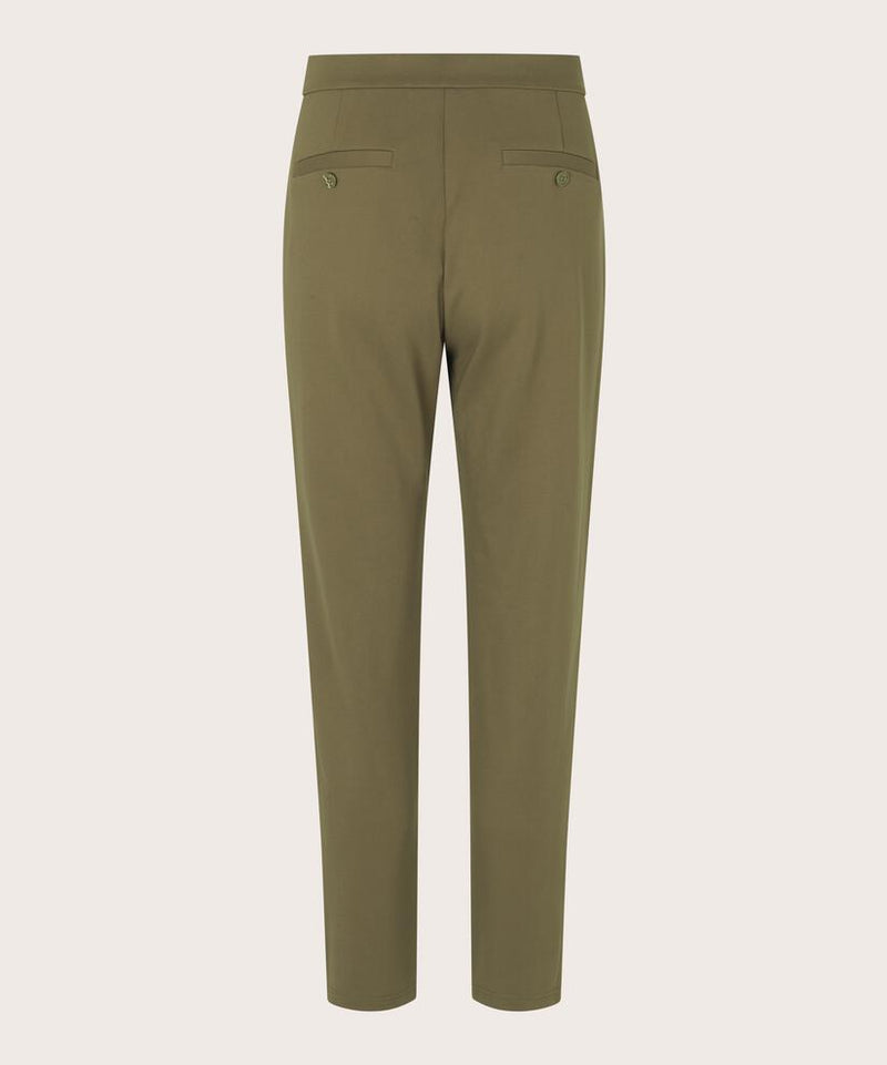 Pamala Slim Leg Trousers - Capers