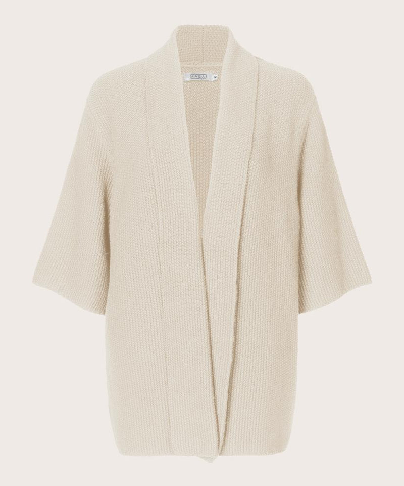 Short Sleeve Cardigan - Whitecap