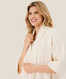 Short Sleeve Cardigan - Whitecap