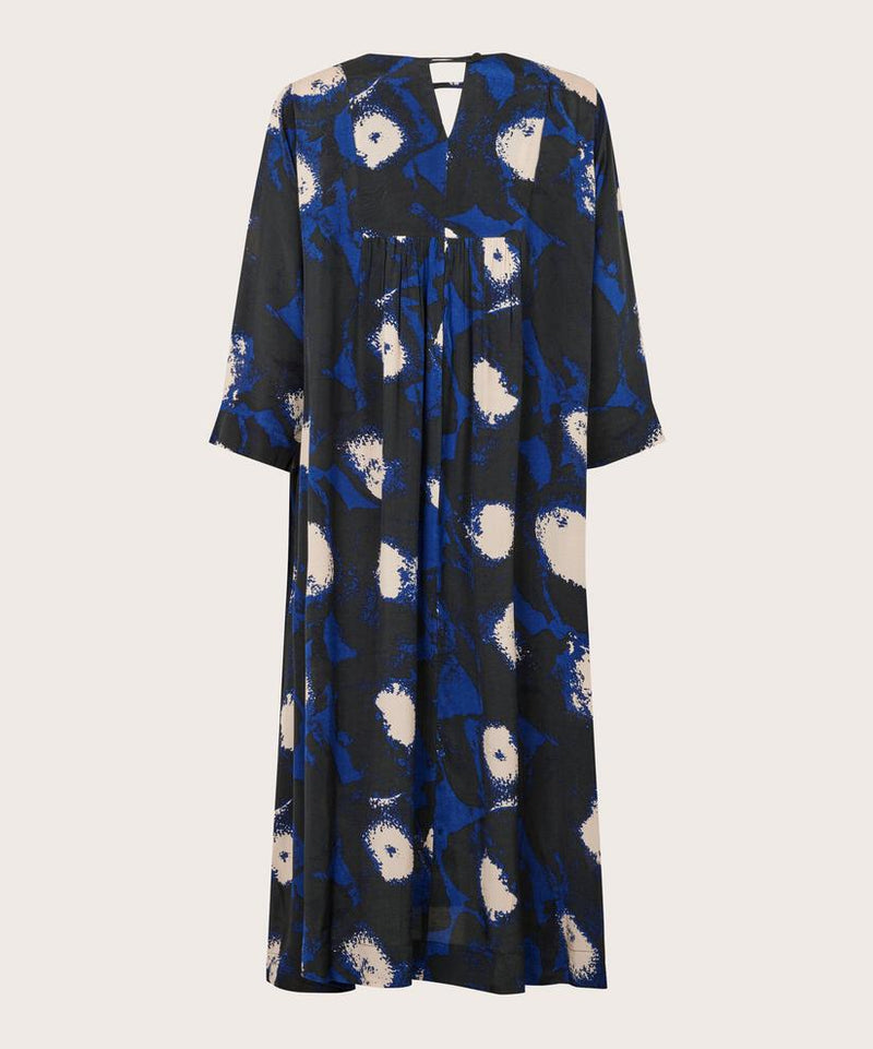Nadyne 3/4 Sleeve Dress - Maritime Blue