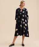 Nadyne 3/4 Sleeve Dress - Maritime Blue