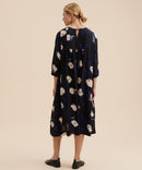 Nadyne 3/4 Sleeve Dress - Maritime Blue