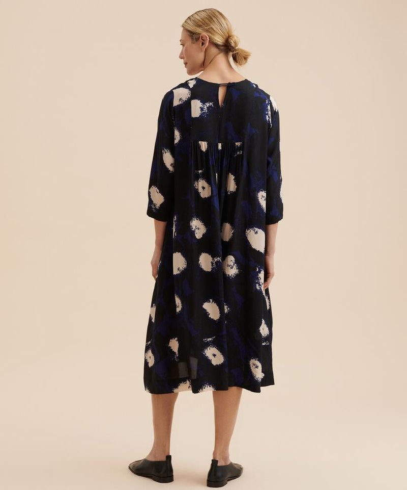 Nadyne 3/4 Sleeve Dress - Maritime Blue