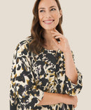 Becca 3/4 Sleeve Print Blouse - Starfish