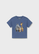 Animal Short Sleeve T-Shirt - Cobalt Blue
