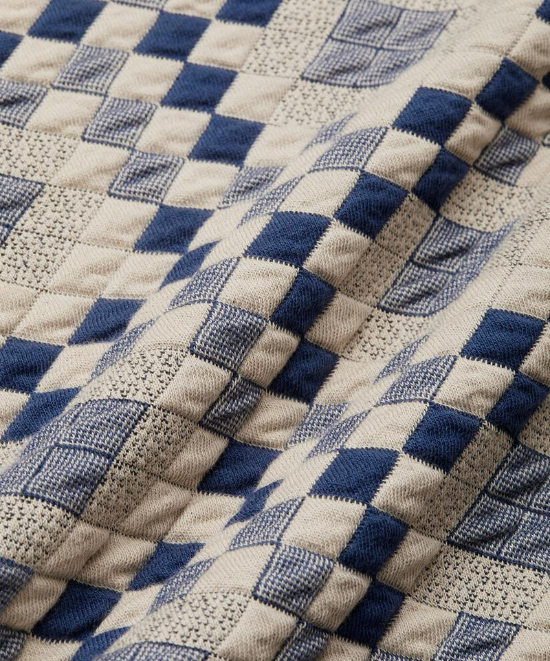 Juanta Print Jacket - Maritime Blue