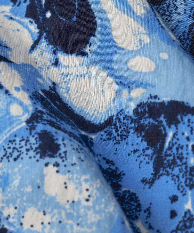 Nodetta Print Dress - Powder Blue