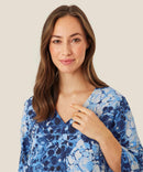 Nodetta Print Dress - Powder Blue