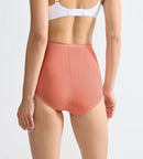 Basic 3 Pack Maxi Brief - Pink, Mauve & Ecru