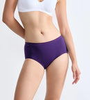 Basic 3 Pack Midi Brief - Purple, Pink & Ecru