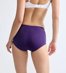 Basic 3 Pack Midi Brief - Purple, Pink & Ecru