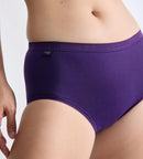 Basic 3 Pack Midi Brief - Purple, Pink & Ecru