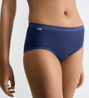 Basic 3 Pack Midi Brief - Blue, Navy & Ecru