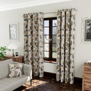 Petal Eyelet Readymade Curtains - Ochre