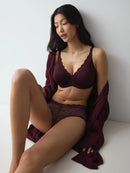 Amourette Bra W01 - Claret