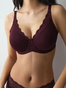 Amourette Bra W01 - Claret