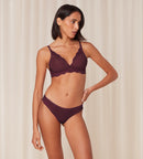 Amourette Charm Bra - Deep Burgundy