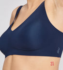 ZERO Feel 2.0 Bralette - Navy Blue