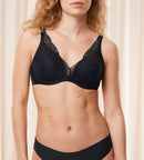 Body Make-Up Illusion Lace Bra - Black