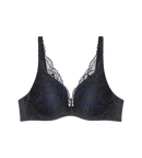Body Make-Up Illusion Lace Bra - Black