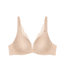 Body Make-Up Illusion Lace Bra - Nude Beige