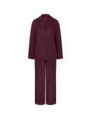 Amourette Jacquard Pyjama - Claret