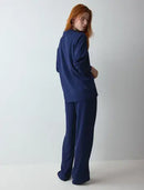 Amourette Jacquard Pyjama - Admiral