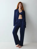 Amourette Jacquard Pyjama - Admiral