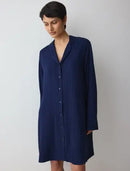 Amourette Jacquard Nightdress - Admiral