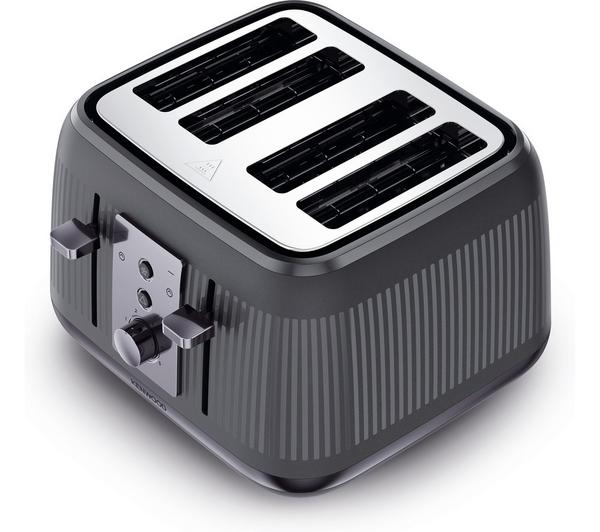 Dusk 4 Slice Toaster - Grey