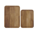 Teak Wood Set of 2 Chopping Boards