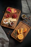 Teak Wood Set of 2 Chopping Boards