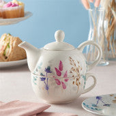 Meadow Tea for One Teapot & Cup