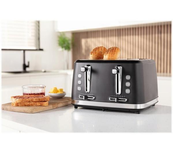4 Slice Toaster - Black