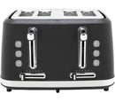 4 Slice Toaster - Black