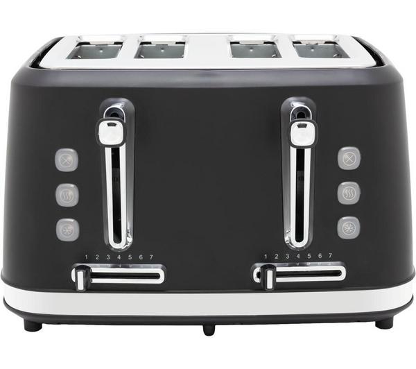 4 Slice Toaster - Black
