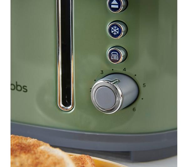 Stylevia 4-Slice Toaster - Sage Greem