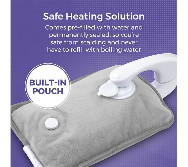 Rechargeable Hot Water Bottle - Grey