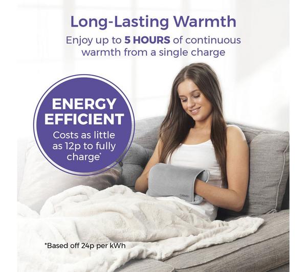 Rechargeable Hot Water Bottle - Grey